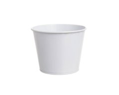 Dekorace kovová nádoba 11,5cm∅ x 9cmH.