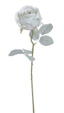 Umělá rozkvetlá růže, květ Ø8cm/dl.50cm