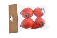 Dekorační dýně Halloween oranžová 4 ks 4,5 cm