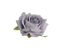 Hlavička středně velké umělé růže Ø 7.5 cm - 6ks