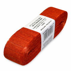 Jednobarevná tkaná stuha s monofilem a vlascem 2,5cm/10m