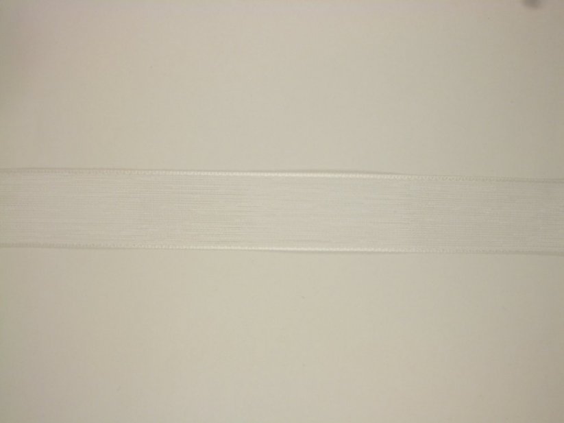 Plátnová polyesterová stuha přírodního vzhledu 2,5cm/dl. 25m