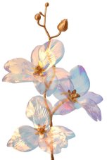 Opalizující lata orchideje dl. 47cm