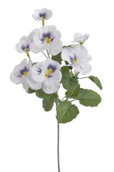 Kvetoucí umělá maceška maceška, květ 6cm, celkem dl. 42cm