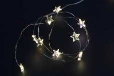 Vánoční dekorace světýlka 40LED 4m, 3AA , bílé