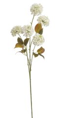 Dekorace umělý kvetoucí česnek 5 květů, květ Ø 7cm, dl.celkem 75cm - zápich