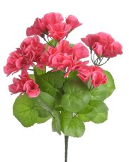Kytice umělých pelargonií dl. 34cm