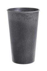 Dekorace - kónická plastová váza Ø12,5 - 17,5cm x 28cmH