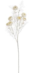 Umělý rozkvetlý rananculus dl.75cm