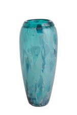 Skleněná váza z různobarevného skla 15cm∅x33cmH