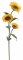 Umělá kvetoucí slunečnice s třemi květy dl.118cm