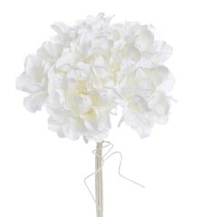 Kytice z krajkových růží,  6 ks. 27 cm - 01
