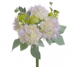 Umělá míchaná kytice, květ 10cm, dl. 30cm