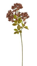 Umělá hortenzie 80 cm – hnědá