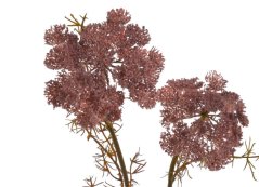 Dekorace umělá kvetoucí větvička kopru dl.75cm