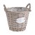 Dekorace proutěný košík s uchy Ø 19cm x  H15cm