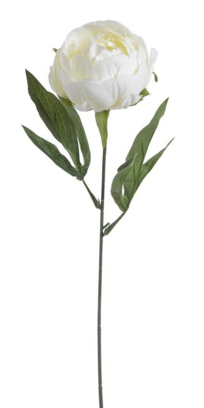 Umělá  pivoňka na stonku, hlavička Ø6cm/dl.44cm