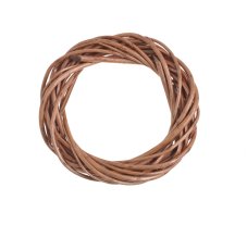 Proutěný věnec z různých druhů proutí Ø 15cm/tl.3cm
