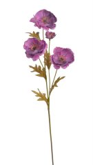 Umělý vlčí mák 3+1, květ Ø 8cm, dl. celkem 68 cm
