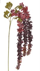 Umělé kvetoucí převislé větvičky hortenzie dl. 130cm