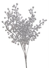 Vánoční dekorace svazek barvených umělých rostlin dl. 36cm