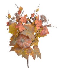 Podzimní dekorace zápich s dýněmi dl. 42cm