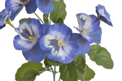 Kvetoucí umělá maceška maceška, květ 6cm, celkem dl. 42cm