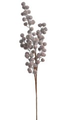 Dekorace plastová mini jablíčka na větvi, jablíčka  Ø 1-2cm, zápich dl. 68cm