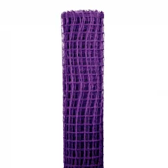 Přírodní tužená barvená juta š.50cm/dl.5m - fialová