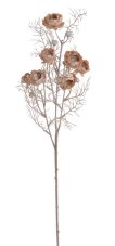 Umělý kvetoucí rananculus. dl. 75cm