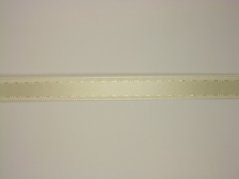 Atlasová jednobarevná stuha se vzorem 1,3cm/20m