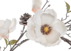 81CAN1241 věnec magnolie osněžený
