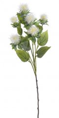 Kvetoucí umělá světlice barvířská dl. celkem 79cm
