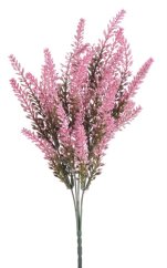 Umělý kvetoucí vřesovec dl. 36cm, 5 větviček, barva_06