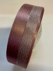 Atlasová stuha s metaloplastem 2,5cm/20m