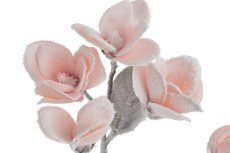 Umělá zasněžená magnolie 62 cm