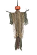 Závěsné dýňové strašidlo Halloween dekorace 60 cm