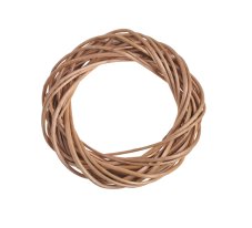 Proutěný věnec z různých druhů proutí Ø 15cm/tl.3cm