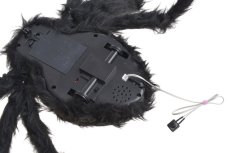 Pohyblivý pavouk na Halloween se zvukem a pohybem 75 cm