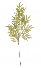 Větev umělého bambusu, listy cca 6cm, dl.90 cm
