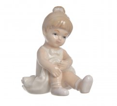 Figurka sedící dítě 9cm - polyresin