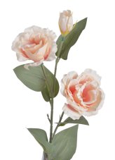 Umělá rozkvetlá eustoma dl.63cm