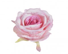 Umělá velká hlavička  růže Ø 7cm - 6 ks