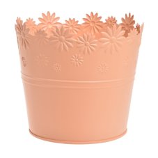 Plechová nádoba oranžová 16cm