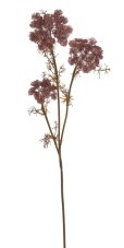 Dekorace umělá kvetoucí větvička kopru dl.75cm