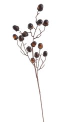 Podzimní dekorace větev s umělými žaludy  dl. 70cm