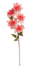 Umělá rozkvetlá dahlie, květ Ø12cm/dl.80cm