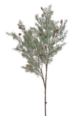 Umělá cypřišová větvička se šiškami 90 cm