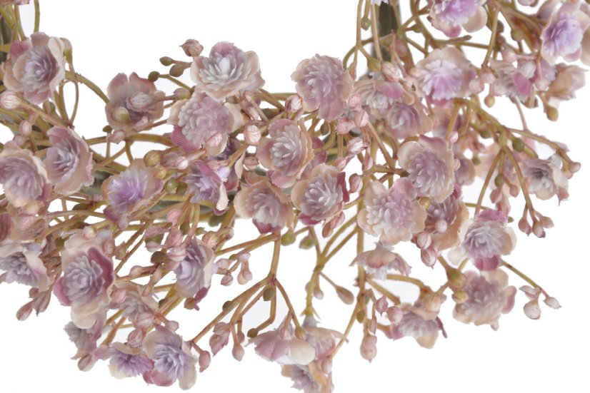 Dekorační věnec z větviček kvetoucí gypsophily Ø 20 cm