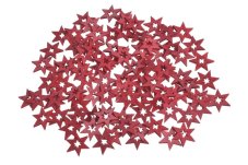 Vánoční dekorace dřevěné hvězdy výseky  2,5cmL x 0,2cmW x 2,5cmH - 100ks